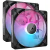 Image de Corsair iCUE LINK RX140 RGB (140 mm, 2x), Ventilateur PC, Noir, Multicolore
