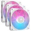 Image de Corsair iCUE LINK RX120 RGB (120 mm, 3x), Ventilateur PC, Blanc