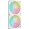 Image de Corsair iCUE LINK LX140 RGB (140 mm, 2x), Ventilateur PC, Blanc