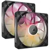 Image de CORSAIR Lot de 2 Ventilateurs de boitier iCue Link RX Max RGB - 14cm (Noir)