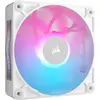 Image de Corsair RX MAX RGB Series, iCUE LINK RX120 MAX RGB White, 120mm RGB Fan, Single Fan (120 mm, 1x), Ventilateur PC, Blanc