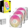 Image de Corsair iCUE LINK RX120 MAX RGB (120 mm, 3x), Ventilateur PC, Blanc