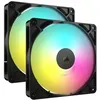 Image de CORSAIR RS140 ARGB - Ventilateur châssis - 140 mm - noir (pack de 2)