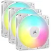 Image de Corsair RS120 ARGB (120 mm, 3x), Ventilateur PC, Blanc