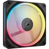 Image de Corsair iCUE LINK LX120-R Reverse Fan (120 mm, 1x), Ventilateur PC, Multicolore, Noir