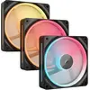 Image de Corsair iCUE LINK LX120-R RGB (120 mm, 3x), Ventilateur PC, Noir