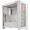 Image de Corsair iCUE 4000D RGB Airflow (ATX, mATX, Mini-ITX), Boîtier PC, Blanc