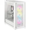 Image de Corsair iCUE 5000D RGB Airflow (ATX, mATX, Mini-ITX), Boîtier PC, Transparent, Blanc