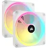 Image de Corsair ICUE LINK QX140 RGB (140 mm, 2x), Ventilateur PC, Blanc