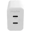 Image de Zagg Mophie Speedport (45 W, 2 ports), Chargeur USB, Blanc