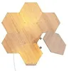 Image de Panneaux d'éclairage modulaires - Nanoleaf - NL52-K-7002HB-7PK - Bois élégant - LED - Tactile