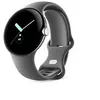 Image de Google Pixel Watch 41 mm argent poli avec bracelet sport couleur charbon [Wi-Fi + 4G] en occasion ou reconditionné