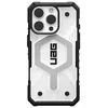 Image de UAG Pathfinder Series - Coque de protection pour téléphone portable - compatibilité avec MagSafe - polyuréthanne thermoplastique (TPU) - argent glacé - pour Apple iPhone 16 Pro