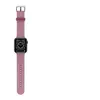 Image de OtterBox - Sacoche pour montre intelligente - antimicrobien - silicone infusé d'argent, stainless steel - morganite mauve (rose) - pour Apple Watch SE, Series 4, Series 5, Series 6, Series 7