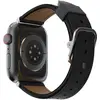 Image de OtterBox Symmetry Cactus Leather Watch Band pour Apple Watch 9/8/7 45mm (42 mm, 44 mm, 45 mm, Cuir végétalien), Sangles de montre, Noir