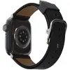 Image de OtterBox Symmetry Cactus Leather Watch Band pour Apple Watch 9/8/7 41mm (38 mm, 40 mm, 41 mm, Cuir végétalien), Sangles de montre, Noir