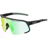 Image de Bollé, Unisexe, Lunettes de sport, Speedchaser Photochromic S1-3 (Noir mat, Noir mat, Vert clair, Phantom Clear Green Photochromic), Noir, Vert, Multicolore