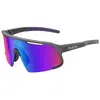 Image de Bollé, Unisexe, Lunettes de sport, Speedchaser S3 (Titane mat, Volt Ultraviolet), Marron, Gris