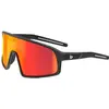 Image de Bollé, Unisexe, Lunettes de sport, Striver S3 (Noir mat, Sunrise), Rouge, Multicolore, Noir