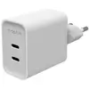 Image de Zagg mophie Netzteil GaN 45W 2x USB-C 2026 weiss (45 W, 2 ports), Chargeur USB, Blanc
