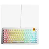 Image de Glorious GMMK3 HE - Clavier - préassemblé - 75% - rétro-éclairé - USB - AZERTY - Français - commutateur : Glorious Fox HE switches - blanc