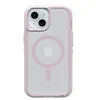 Image de OtterBox Defender Series XT Clear - Coque de protection pour téléphone portable - avec des aimants - compatibilité avec MagSafe - élastomère thermoplastique (TPE) - gel de montagne (clair / rose) - pour Apple iPhone 13, 14, 15, 16e