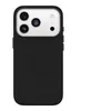 Image de OtterBox Symmetry Series - Coque de protection pour téléphone portable - compatibilité avec MagSafe - cuir de catus, polyuréthane - noir cendré (noir) - pour Apple iPhone 17 Pro