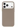 Image de OtterBox Symmetry Series - Coque de protection pour téléphone portable - compatibilité avec MagSafe - polyuréthane, cuir de catus - gris confort (beige) - pour Apple iPhone 17 Pro Max