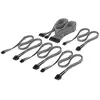 Image de Corsair Elite Premium Ind.Sleeved PSU Cables T5 Starter Kit (75 cm, 24 broches ATX, 8 broches EPS), Câble interne (PC)