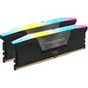Image de Corsair Vengeance RGB (2 x 32GB, 6000 MHz, RAM DDR5, U-DIMM), Mémoire vive, Noir