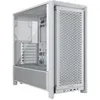 Image de Boîtier PC Corsair FRAME 4000D moyen tour blanc avec panneau latéral verre trempé