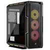 Image de CORSAIR iCUE LINK 5000T LX RGB - Mid tower jeux - ATX étendu - panneau latéral fenêtré (verre trempé) - pas d'alimentation (ATX) - noir - USB/Audio