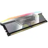 Image de Corsair Vengeance RGB (2 x 24 Go, 8000 MHz, RAM DDR5, CU-DIMM), Mémoire vive, Argent