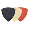 Image de Ortega UKEPICK-ASS - Set de 3 médiators en cuir - Noir, blanc et rouge