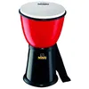 Image de Nino Percussion NINO18R/BK djembé en ABS (rouge/noir)