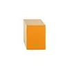 Image de CAJON NINO 33cm, BOULEAU, FACADE ORANGE