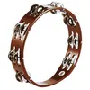 Image de Meinl TA2AB - Tambourin 2 rangées de cymbalettes nickelées Tambourin - tamborim