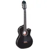 Image de Ortega RCE145 Spruce Slim Neck Black Classiques électro