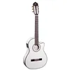 Image de Ortega RCE145 - Guitare électro-classique - Blanc brillant (+housse)