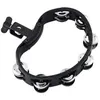 Image de Meinl Tambourin Abs DEMI-lune Noir Tambourin - tamborim