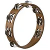 Image de Meinl Tambourin BR. Noyer 2 Rangees Cymbales Nickel Tambourin - tamborim