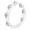 Image de Meinl HTT8WH Tambourin Abs Blanc 20CM 1 Rangee De Cymbalettes Tambourin - tamborim