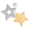 Image de Sizzix matrice de découpe framelits set 5 pieces - étoiles siz657567