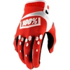 Image de 100% Airmatic Hexa Gants de Motocross, blanc-rouge, taille S pour Hommes