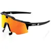 Image de 100%, Unisexe, Lunettes de sport, Speedcraft Air (Soft Tact Black, Miroir HiPer Red Multilayer Mirror), Noir
