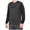 Image de 100%, Hommes, Maillot de cyclisme, Ridecamp (M), Gris, Noir, M