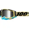 Image de 100%, Unisexe, Lunettes de sport, Racecraft 2 (Beige, Noir, Argent), Jaune, Noir