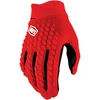 Image de 100% Geomatic Gants de vélo, rouge, taille M pour Hommes