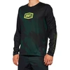 Image de 100% Airmatic LE Maillot de vélo à manches longues, noir-vert, taille S pour Hommes