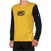 Image de 100%, Hommes, Maillot de cyclisme, Airmatic Long Sleeve Jersey (L), Noir, Jaune, L